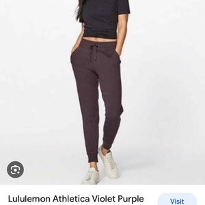 Lululemon purple grey sweatpants